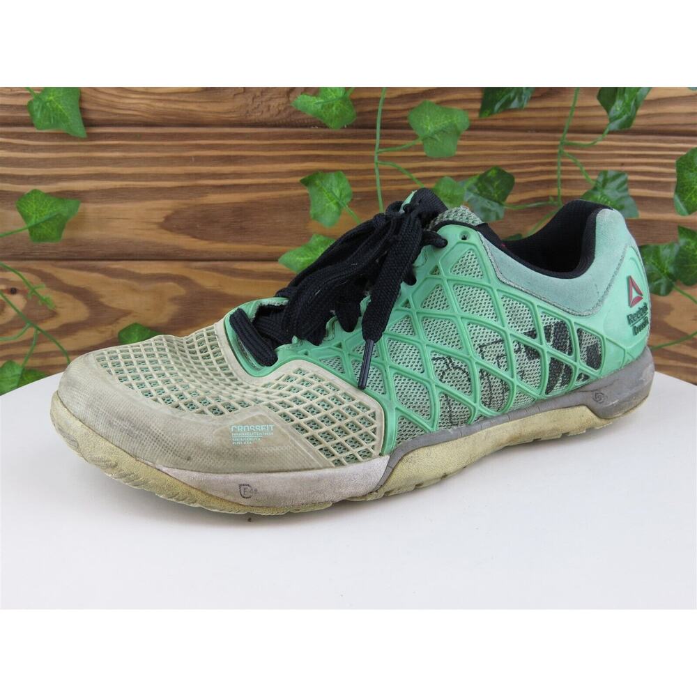 Reebok Size 8.5 Women Sneaker Green‎ Synthetic M Crossfit